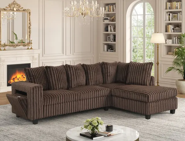 517 - Reversible Sectional — photo 1