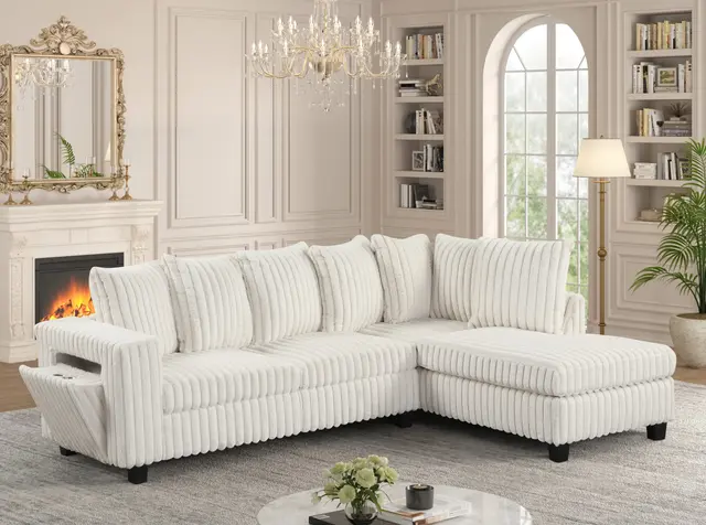 518 - Reversible Sectional — photo 1