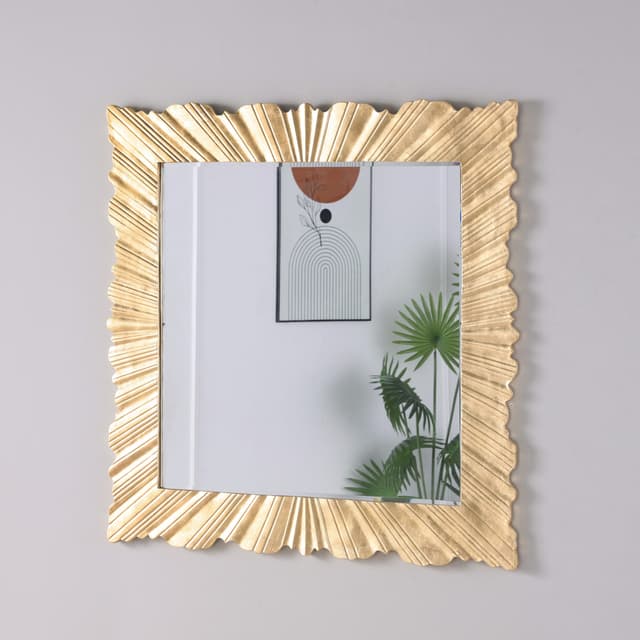 A-M09 Helios Gold Leaf Mirror — photo 1