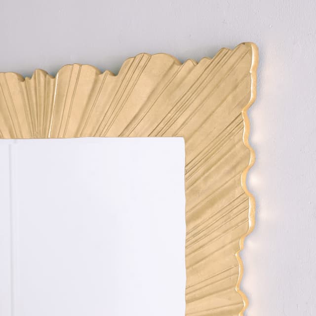 A-M09 Helios Gold Leaf Mirror — photo 4
