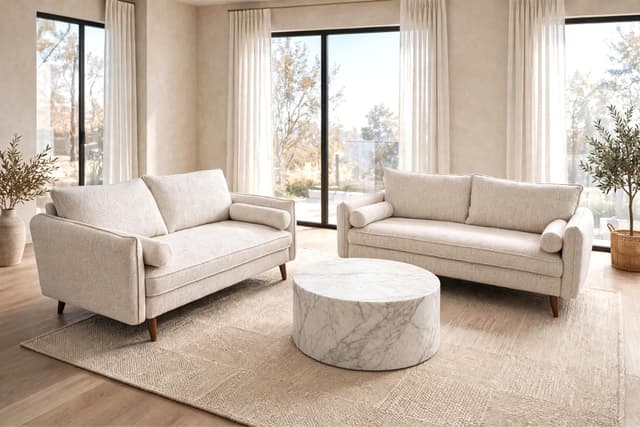 Vanti Beige - 2PC Living Room Set — photo 1