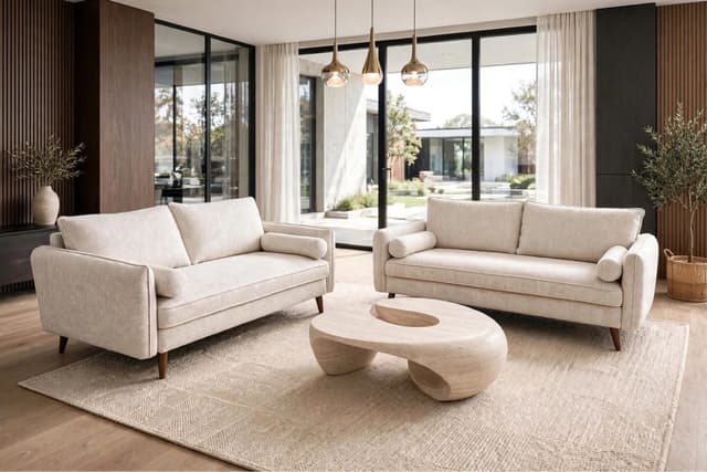 Vanti Beige - 2PC Living Room Set — photo 2