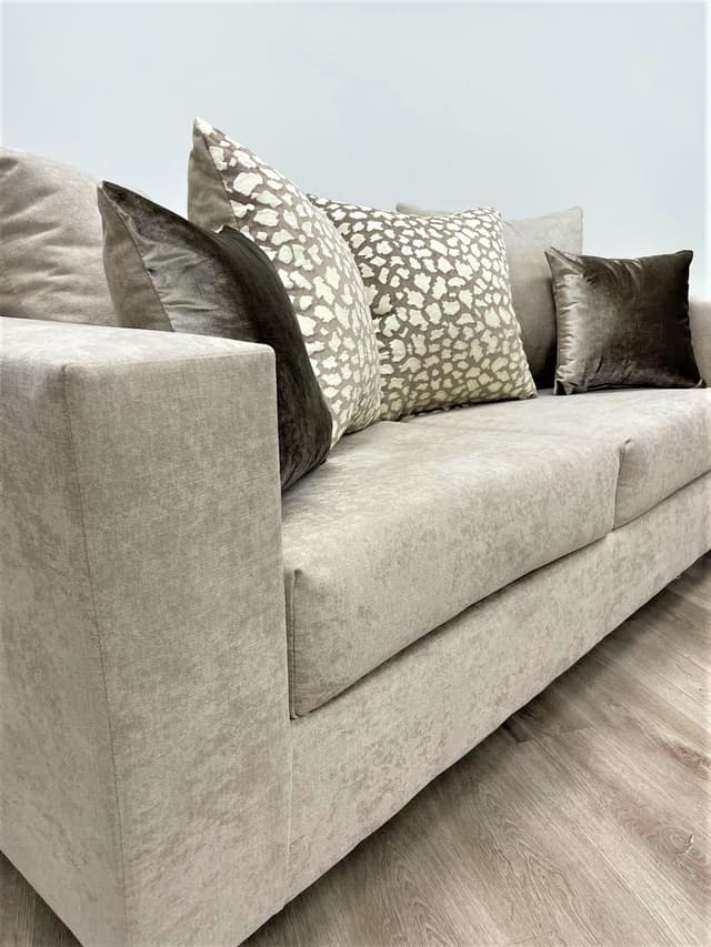 110-Hollywood Beige Sofa & Loveseat — photo 1