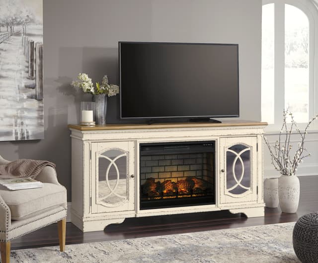 W743-68 - TV Stand w/Fireplace 74"L — photo 1