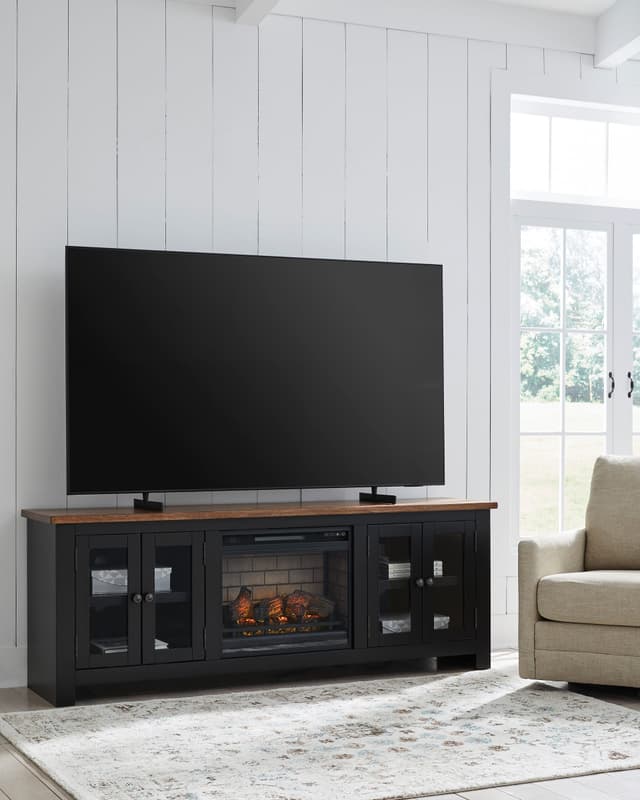 W664-68 - TV Stand w/Fireplace 75" L — photo 1