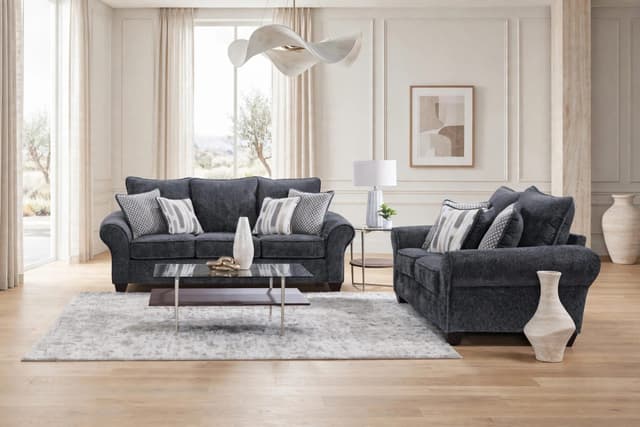 Behold 1001 Charcoal Sofa & Loveseat Set (OVERSIZED) — photo 4
