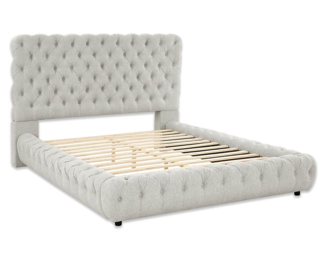 Flory Platform Bed -Dove — photo 3