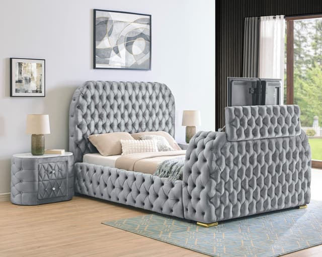 Natalia Bed Grey — photo 2