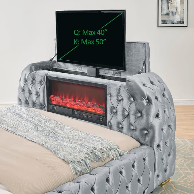 Natalia Bed Grey — photo 3