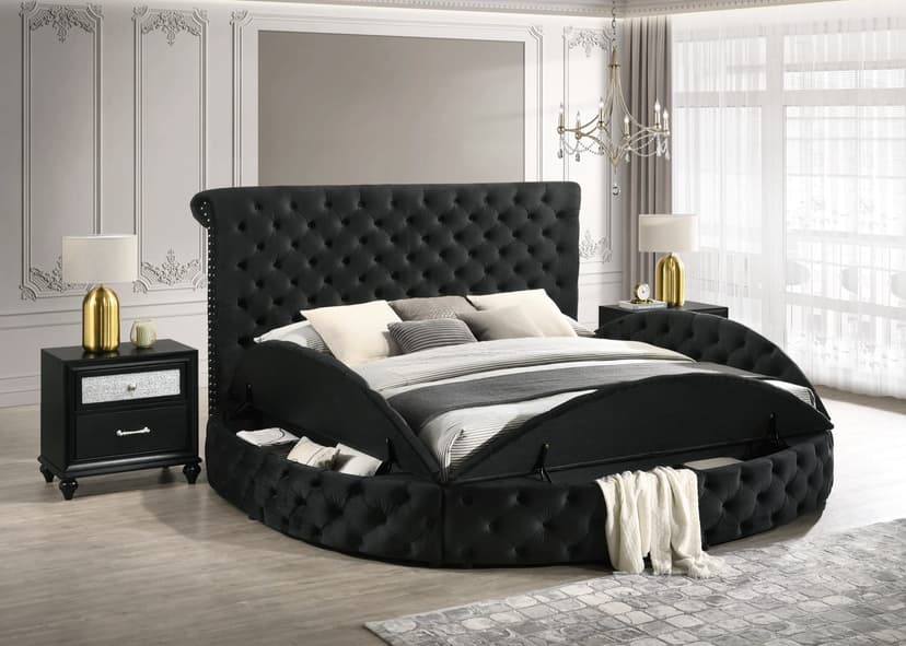 Brigitte Bed Black