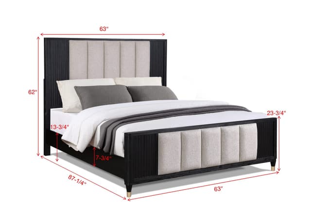 Kara Bed Upholstered — photo 1