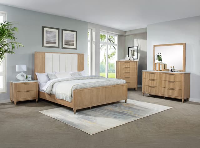 Kara Bed-Cerused Natural — photo 4