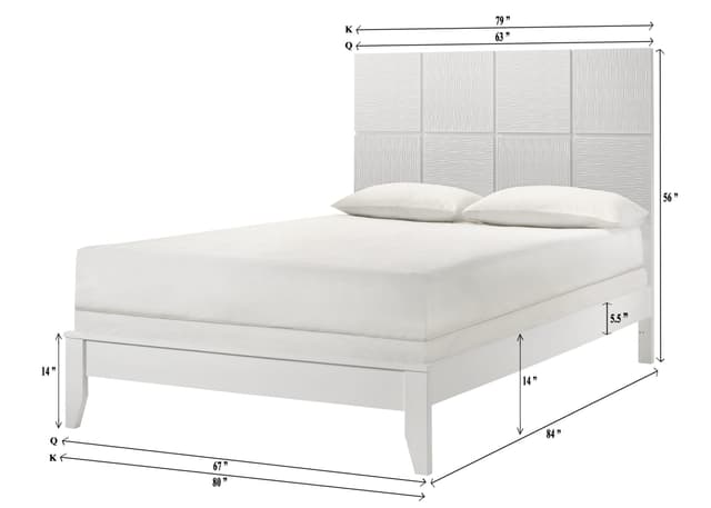 Denker Bed White — photo 2