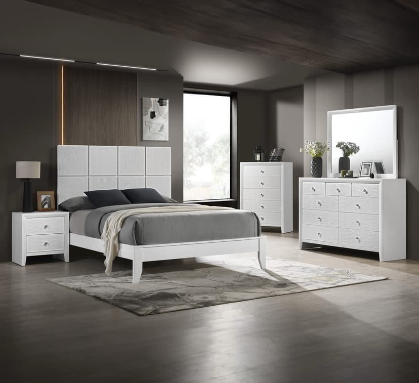 Denker Bed White
