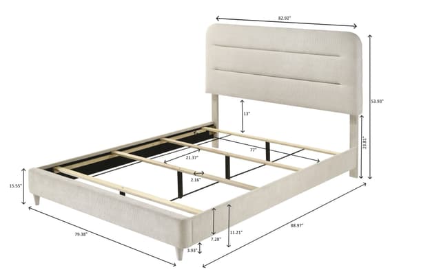 Nyomi Bed -White — photo 1