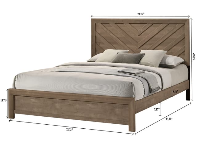 Valor Bed-Light Brown — photo 3