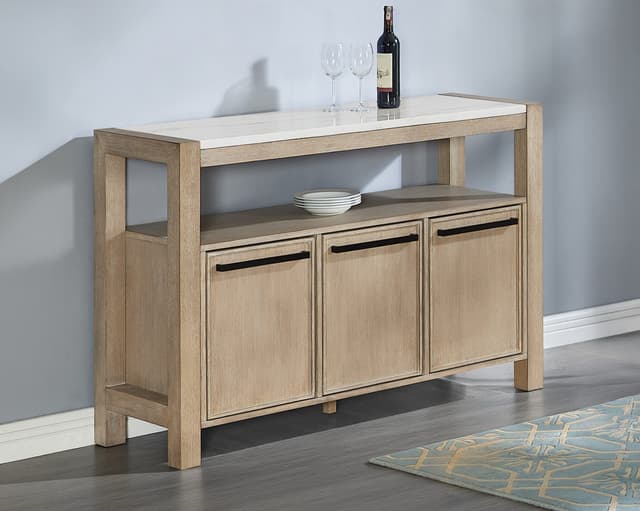 Hazel Genuine Marble Sideboard — photo 1