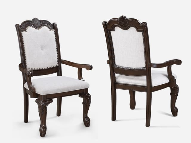 Kiera Arm Chair-Coffee Brown — photo 1