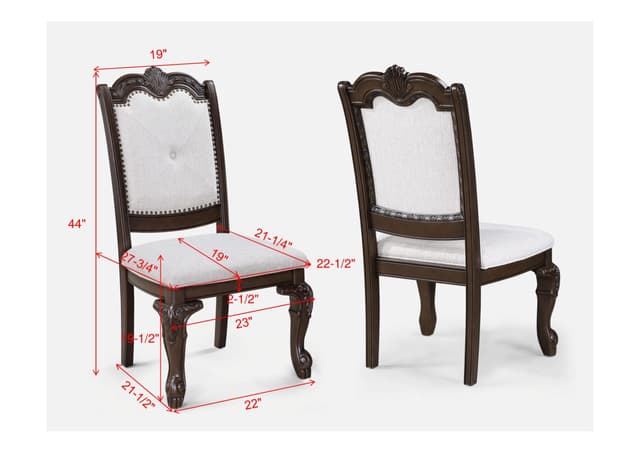 Kiera Side Chair-Coffee Brown — photo 3