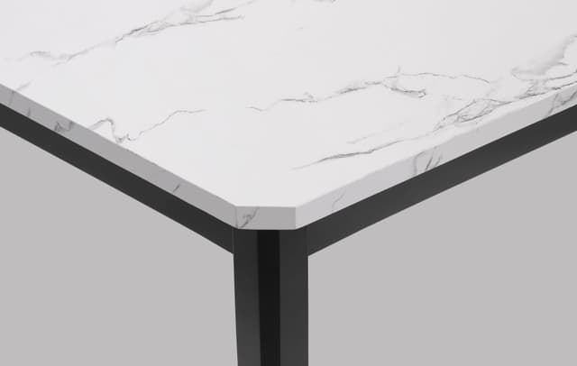 Pascal Dining White Top Black Leg — photo 2