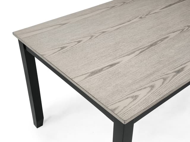 Lester 6-PIECE Dining with Bench Light Grey — photo 3