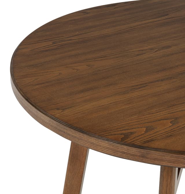 Blanche Round Dining Table Brown — photo 2