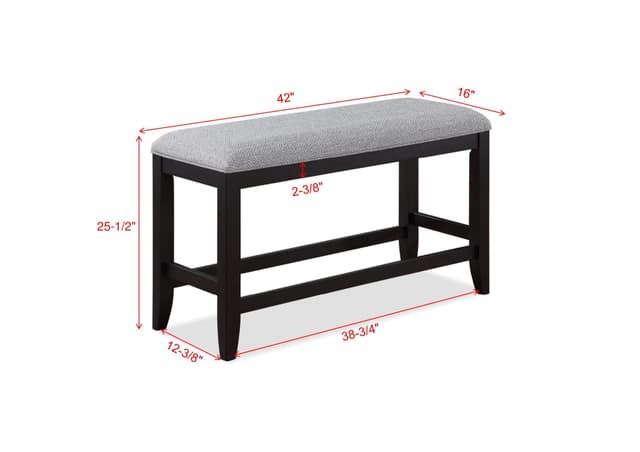 Frey Counter Height Bench — photo 2