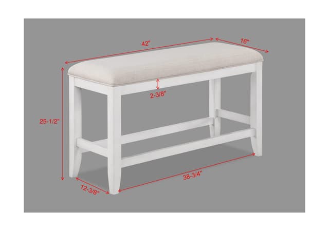 Wendy Counter Height Bench — photo 2