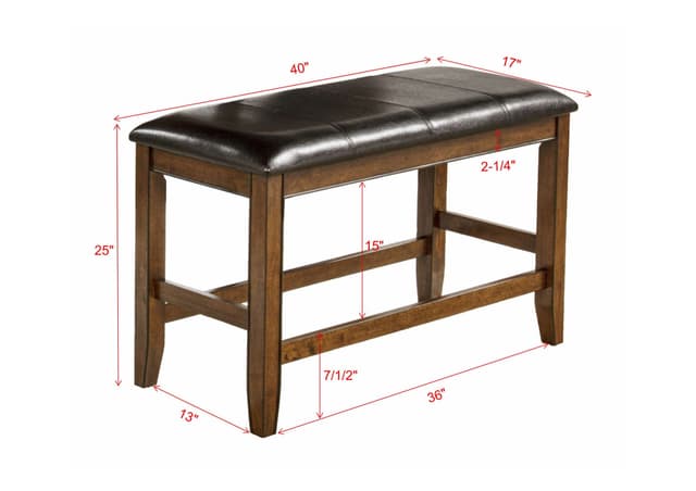 Fulton Counter Height Bench — photo 2