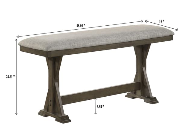 Lloyd Counter Height Bench — photo 3