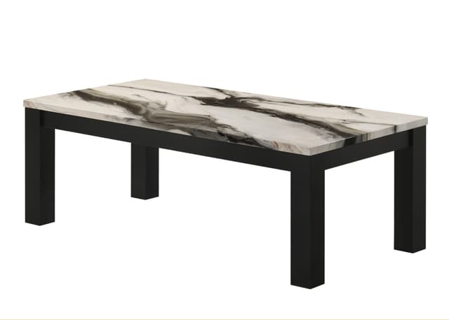 Ivy 3-PIECE Cocktail Set Faux Marble Brown — photo 3