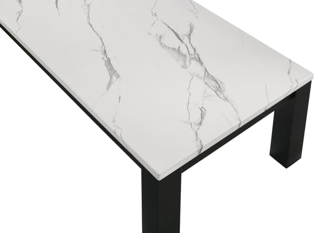 Ivy 3-PIECE Cocktail Set Faux Marble White — photo 4