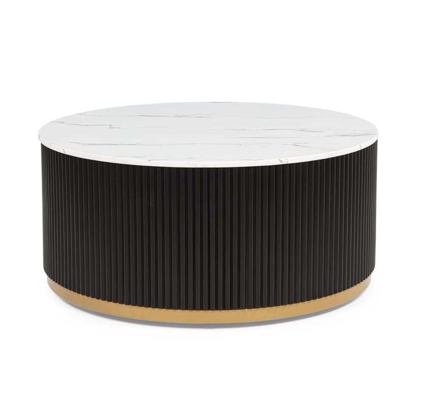 Kara Coffee Table with Casters