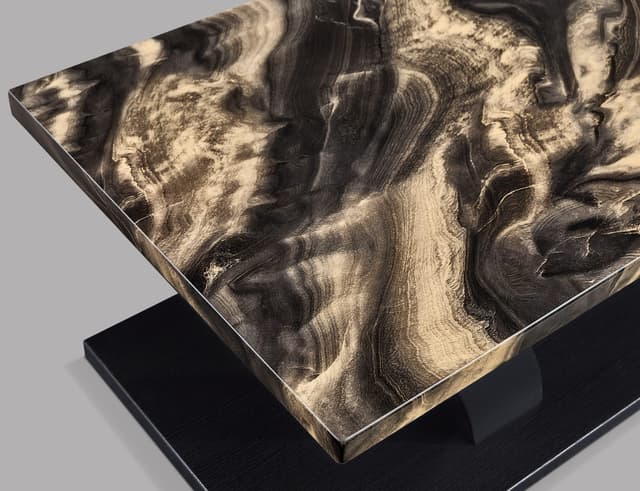 Zion 3-PIECE Faux Marble Cocktail Set Gdbk — photo 4