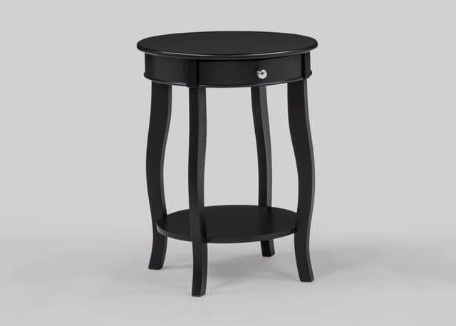 Jacie Chairside Table Black — photo 1