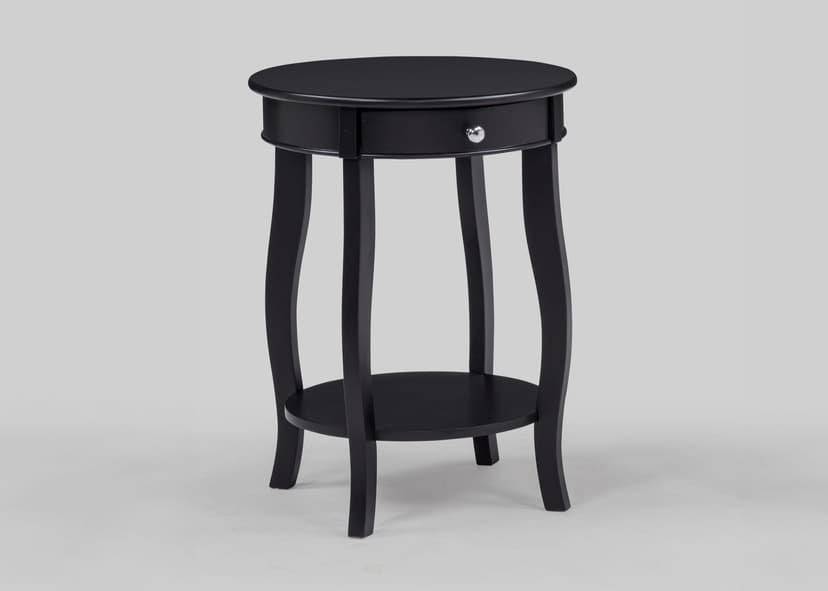 Jacie Chairside Table Black
