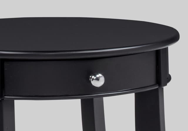 Jacie Chairside Table Black — photo 3