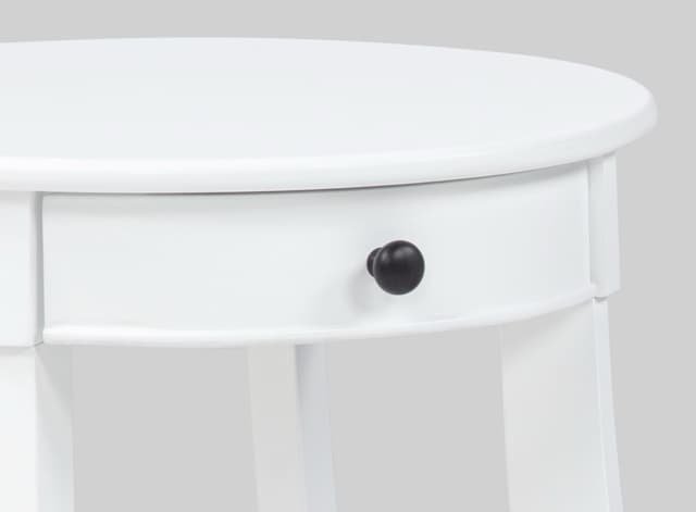 Jacie Chairside Table White — photo 3