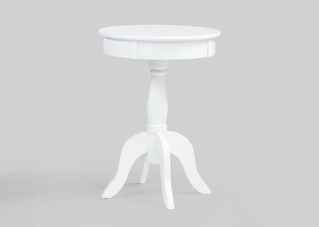 Romy Chairside Table White — photo 1