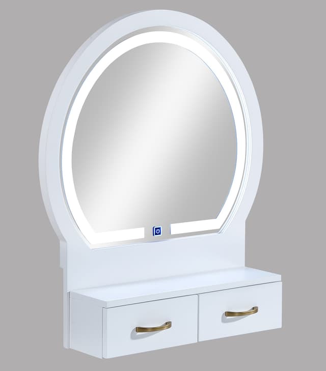 Cecilia Vanity Table & Stool-White — photo 4