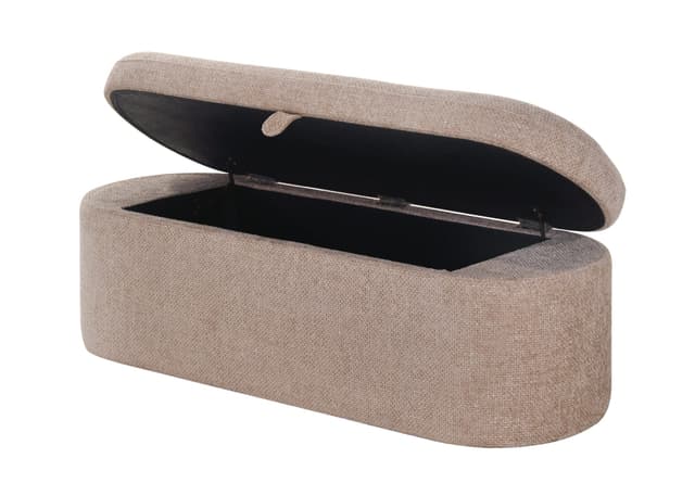 Philipa Storage Bench-Mauve Tweed — photo 3