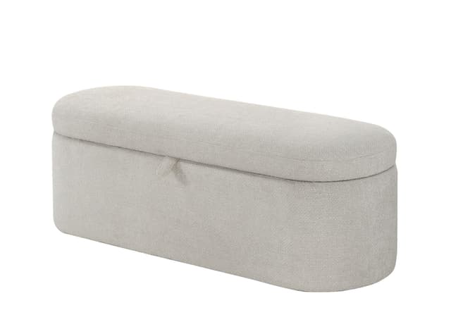 Philipa Storage Bench-Oatmeal Tweed — photo 2