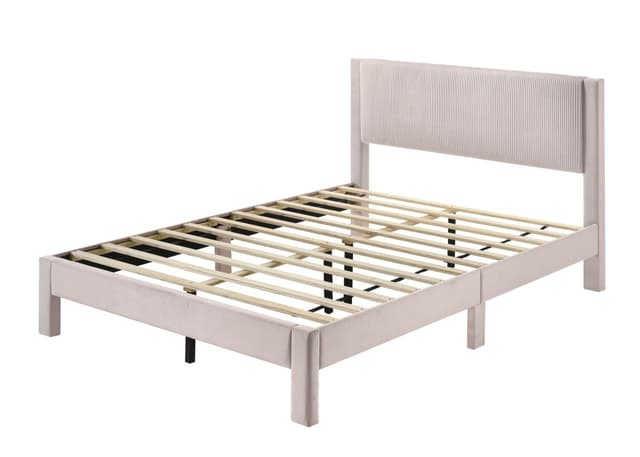 Lucia Queen Platform Bed Pink — photo 2