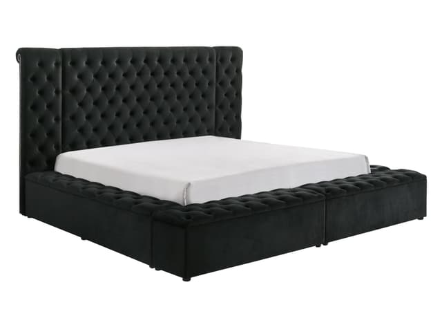 Liliana King/Queen Headboard Side Panel Black — photo 4