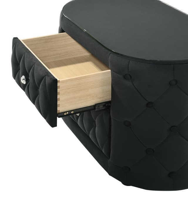 Voltare Nightstand Black — photo 3