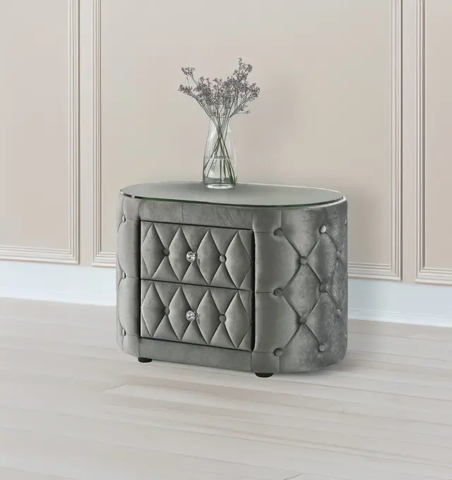Voltare Nightstand Grey — photo 1