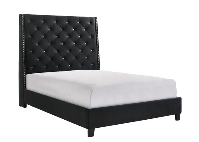 Chantilly K Headboard Black Velvet — photo 2