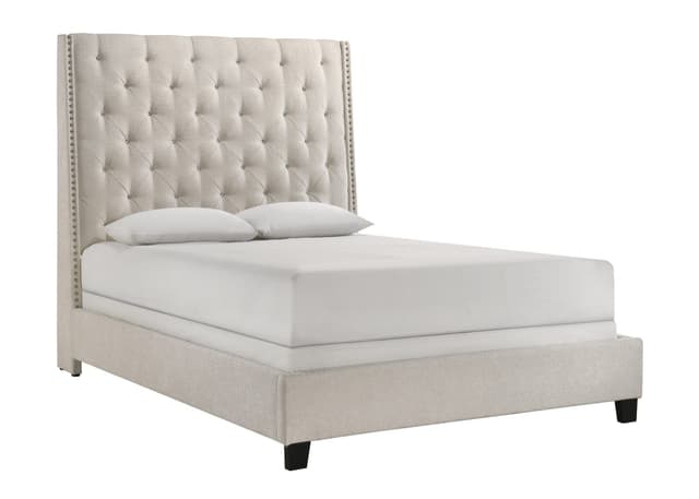 Chantilly K Headboard Oat Tweed — photo 2