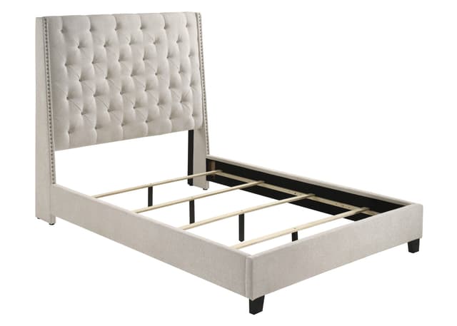 Chantilly K Headboard Oat Tweed — photo 3