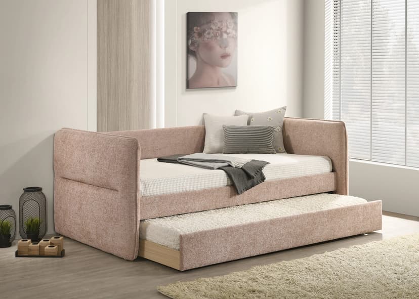 Philipa Daybed Back Rail-Mauve Twed